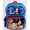 Sonic The Hedgehog Backpack Large 16 Inch 4 Characters Adjustable Straps